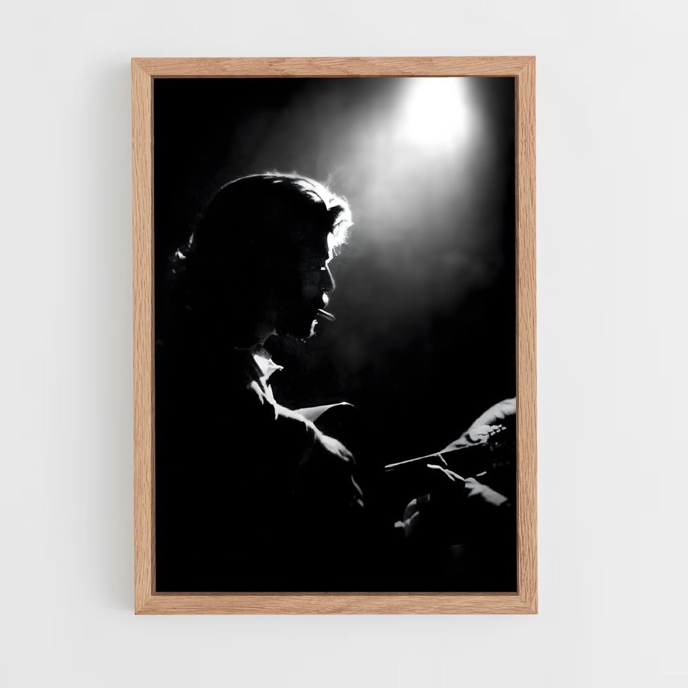 Poster Guitariste Élégant – affiche Danse (vue 4)